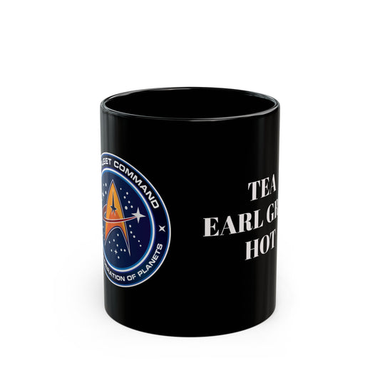 Mug - TEA EARL GREY HOT, Star Fleet command Logo